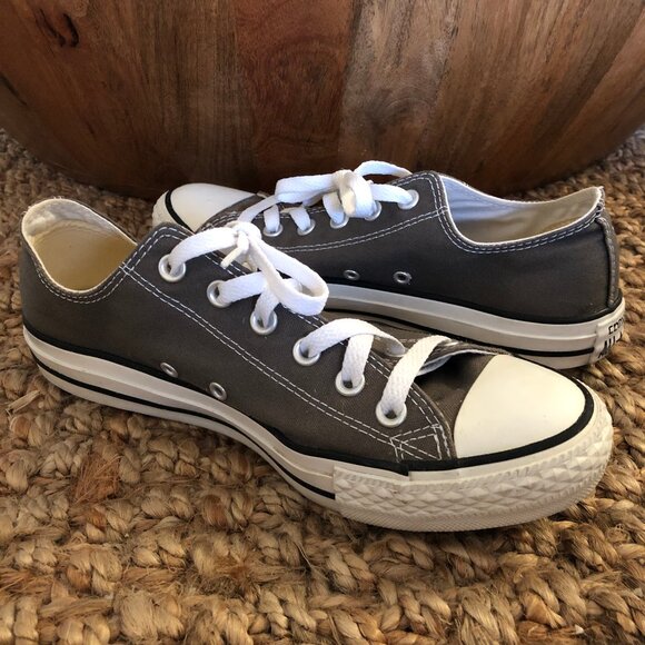 Gray Converse Sneakers, Women's Size 9 - Picture 4 of 13